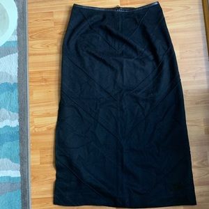 Ankle Length Wool Skirt